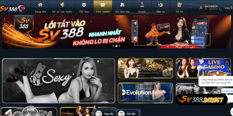 Đăng Ký 1 Cập nhật link vào SV388 và 2 link dự phòng chuẩn nhất